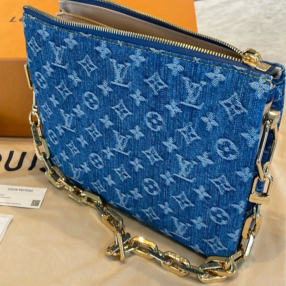 Louis Vuitton Denim Coussin PM NWT